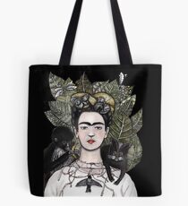 Frida Kahlo self portrait version Tote Bag