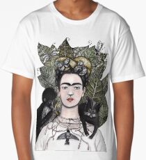 Frida Kahlo self portrait version Long T-Shirt