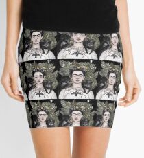 Frida Kahlo Selbstporträtversion Minirock