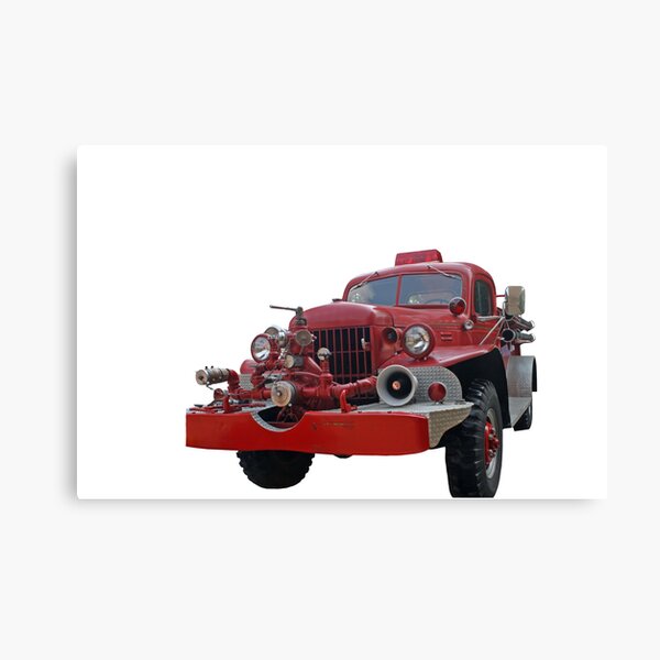 Antique Fire Truck Canvas Print