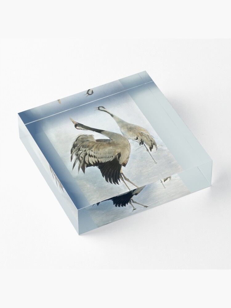 Alternate view of The Dance of the Cranes - 2 of 2 Acrylic Block