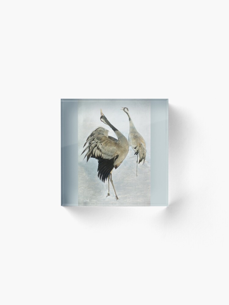Alternate view of The Dance of the Cranes - 2 of 2 Acrylic Block