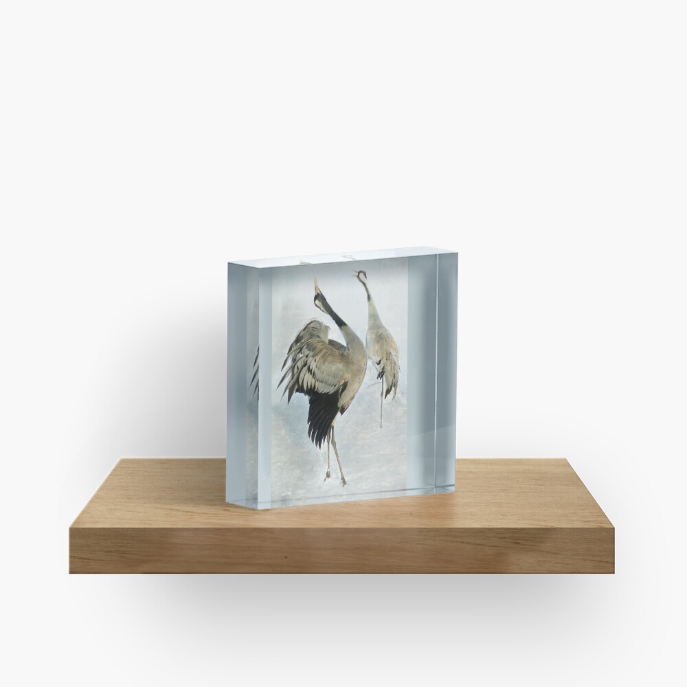 The Dance of the Cranes - 2 of 2 Acrylic Block