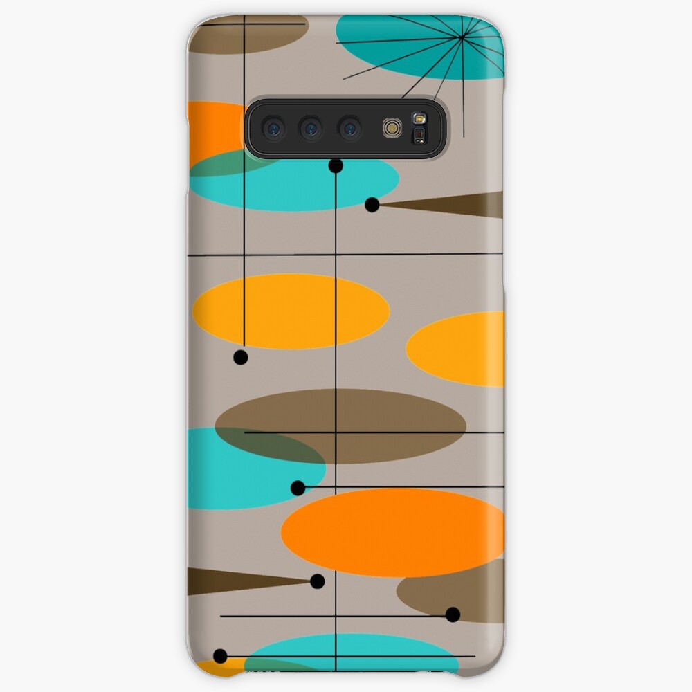 Mid-Century Modern Ovals III Case & Skin for Samsung Galaxy
