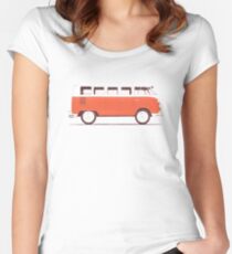 Camiseta entallada de cuello ancho Red Van