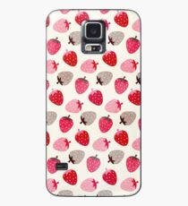 Erdbeerfelder Hülle & Klebefolie für Samsung Galaxy