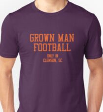 Grown Man Fußball Clemson 1 Slim Fit T-Shirt