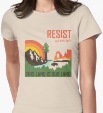 Support ALT NPS Women's Fitted T-Shirt