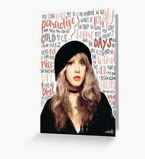 Stevie Nicks Grußkarte