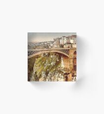 The Great Bridge, Constantine, Algeria ca.1899 Acrylic Block
