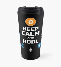 Keep Calm And HODL Travel Mug