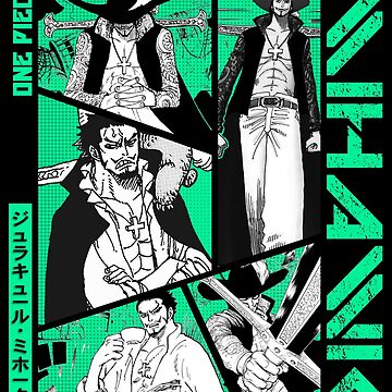 Dracule Mihawk - One Piece v.3 color version iPad Case & Skin for