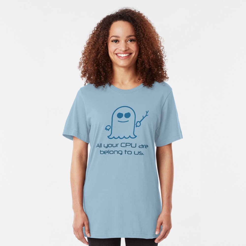 Spectre: All Your CPU Slim Fit T-Shirt