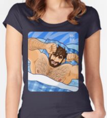 ADAM LIKES BEDTIME Fitted Scoop T-Shirt