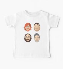 Trey, Fish, Mike, Page as Vector Characters Baby Tee