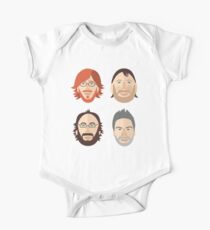 Trey, Fish, Mike, Page as Vector Characters Baby Body Kurzarm