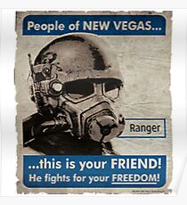 He Fights For Your Freedom! - NCR Poster