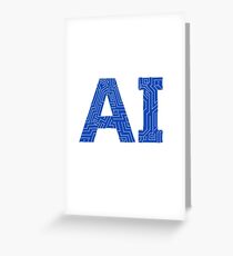 artificial intelligence Greeting Card