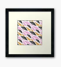 Graphic Waves Framed Print