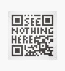 confuse surveilling scanner - undecodable qr code Scarf