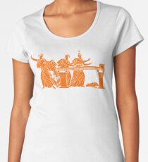 Camiseta premium para mujer Fiesta de toga griega