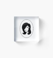 Liner Girl Acrylic Block