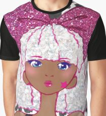 Cute Kawaii Glitter Diva L.O.L. Surprise Doll Anime Fan Art Graphic T-Shirt