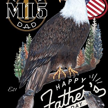 Happy Father's Day - Bald Eagle M15 Art | Essential T-Shirt