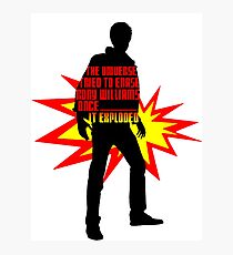 Rory Williams Exploded the Universe Photographic Print
