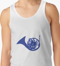blaues Horn Tank Top