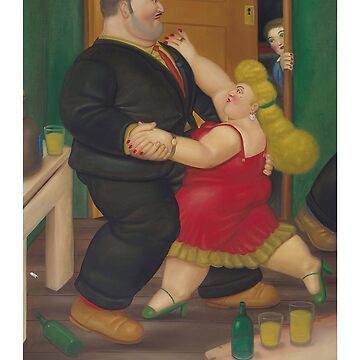 Fernando Botero - Dancing Couple - Exhibition Poster iPhone Case for Sale  by studiofrivolo