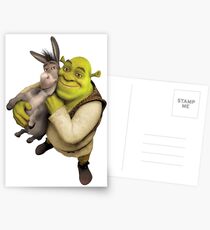 Shrek and Donkey Postcards