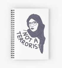 Not a Terrorist Spiral Notebook