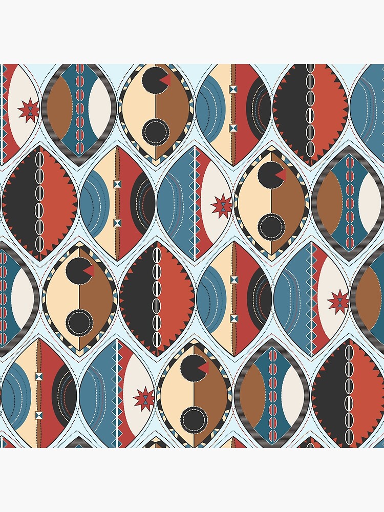 Maasai Shields by MeredithWatson