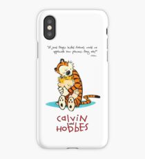 Calvin and Hobbes Hugging iPhone Case