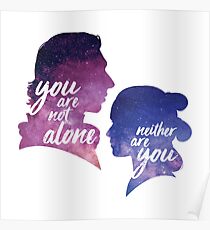 Reylo - You are not alone | Neither are you Poster
