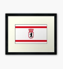 Flag of East Berlin (1956-1990) Framed Print
