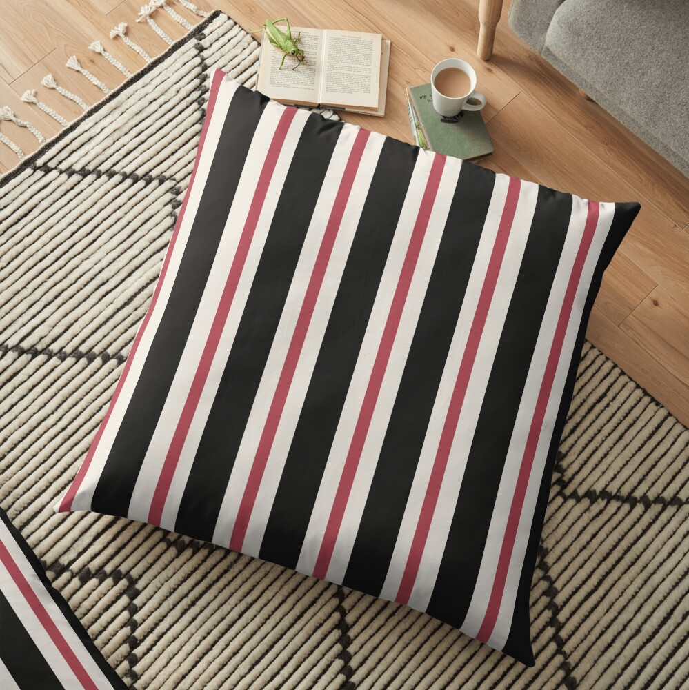 Burlesque Stripe Floor Pillow