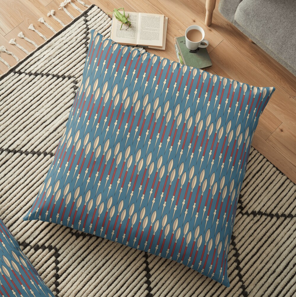 Maasai Spears Floor Pillow