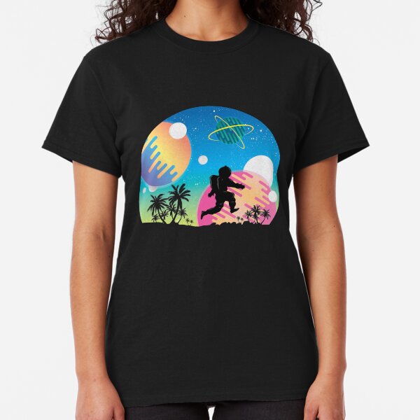 Skipping Astronaut Classic T-Shirt