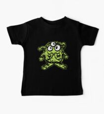 Cute Cartoon Green Monster by Cheerful Madness!! Baby Tee
