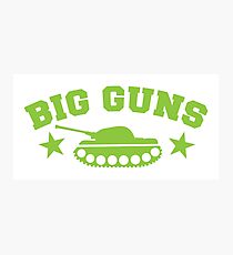 BIG GUNS Photographic Print