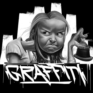 Artwork thumbnail, Graffiti Girl: Rebel Art in Action by nexgraff