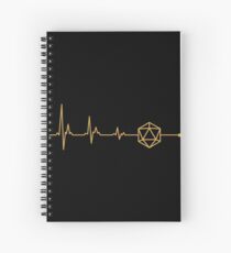 Cuaderno de espiral D20 Dice is my Life Role Playing Gift