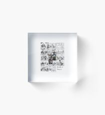 Those Poetix argue about pedagogy Acrylic Block