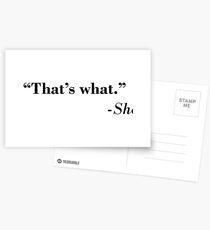 That's What She Said Postcards