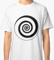 #target #aim #accurate #dart #accuracy #hittarget #dartboard #archery #bullseye #spiral #goal #circular #license #arrow #patent #design #vortex #blackandwhite #monochrome #copyspace #circle  Classic T-Shirt