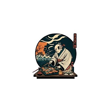 Sushi Ukiyo-e Accessories Bag