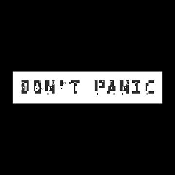 Artwork thumbnail, Don't Panic INVERSE by StudioDestruct