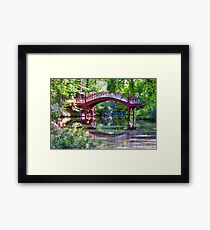 Crim Dell Bridge William and Mary Framed Print